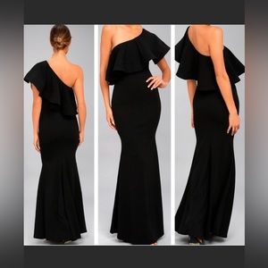Lulu’s size medium black formal dress